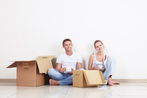 Clean and organized home after rubbish removal in Luton